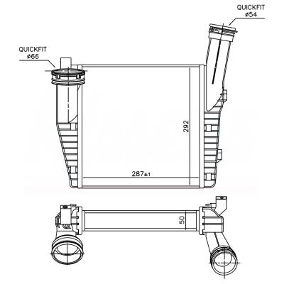 Rareelectrical - New Intercooler Compatible With Audi Q7 Tdi Premium By Part Numbers 96611 7P0145804b 95811064010 - Image 8