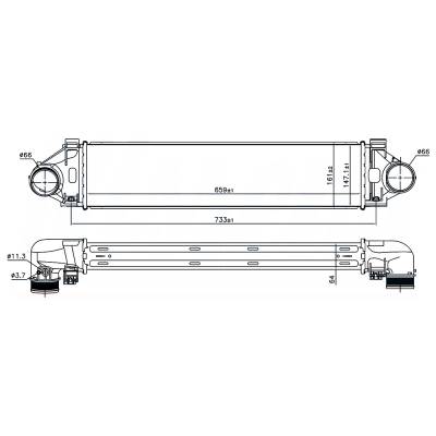 Rareelectrical - New Intercooler Compatible With Land Rover Range Evoque Hse Dynamic By Part Numbers 96471 31319424 - Image 5