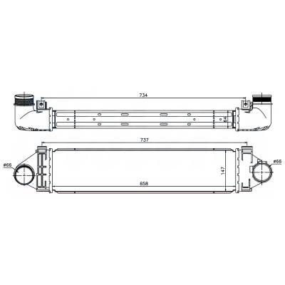 Rareelectrical - New Intercooler Compatible With Volvo Xc70 T5 Platinum By Part Numbers 96472 31338473 - Image 6