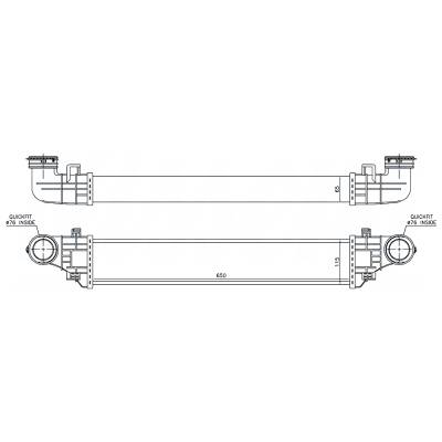 Rareelectrical - New Intercooler Compatible With Mercedes-Benz E320 Cdi By Part Numbers 96785 A2115001102 2115001102 - Image 6