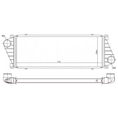 Rareelectrical - New Intercooler Compatible With Freightliner Sprinter 2500 By Part Numbers 96842 5104119Aa - Image 4