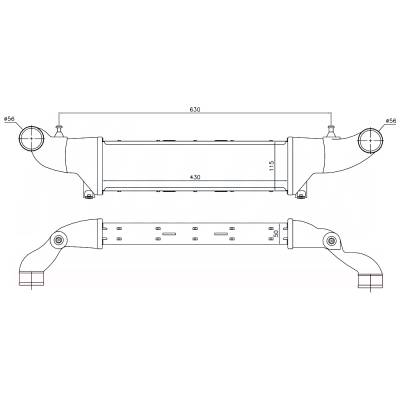 Rareelectrical - New Intercooler Compatible With Mercedes-Benz C230 By Part Numbers 96859 A2025000600 A2025000900 - Image 5