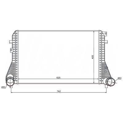 Rareelectrical - New Intercooler Compatible With Audi Tts Quattro By Part Numbers 96542 1K0145803be 1K0145803ak - Image 5