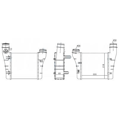 Rareelectrical - New Intercooler Compatible With Audi A4 By Part Numbers 96549 8E0145805aa 8E0145805t - Image 6