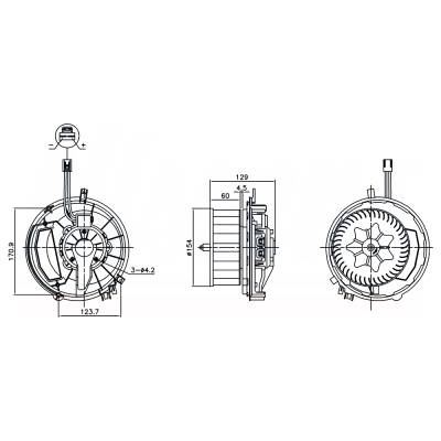 Rareelectrical - New Hvac Blower Motor Compatible With Volkswagen Arteon Se By Part Numbers 87524 3Q1819021c - Image 4