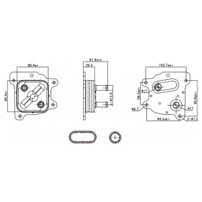 New Oil Cooler Compatible With Nissan Altima Sv By Part Numbers 91436 213053Ta2a 213053Ta3a