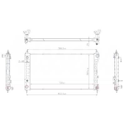 Rareelectrical - New Radiator Compatible With Nissan Altima Sv By Part Numbers 606831 214606Ca0a 214606Ca0c - Image 6