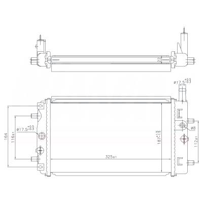 Rareelectrical - New Radiator Compatible With Honda Accord Hybrid Ex-L By Part Numbers 606987 1J0105k0004 1J0105k0014 - Image 6