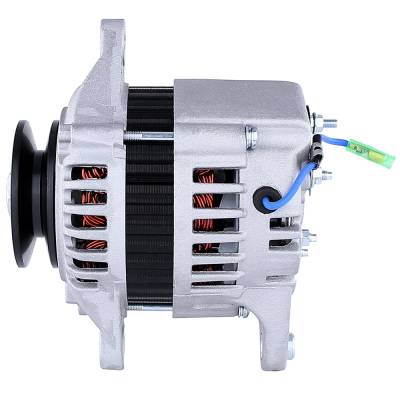 Rareelectrical - New Alternator Compatible With Yanmar Marine Engine Lr140-721E Lr140721e 129612-77240 129612-77241 - Image 6