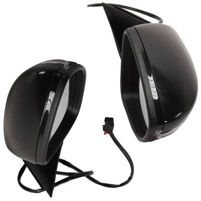 Rareelectrical - New Pair Of Mirror Compatible With Volkswagen Passat Sportline Execline Se S Sel R-Line Highline - Image 2