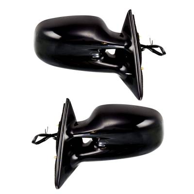 Rareelectrical - New Door Mirrors Pair Fits Pontiac Grand Am Gt1 3.4L 2000-2002 22613596 22613597 - Image 2