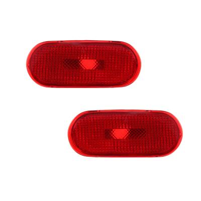Rareelectrical - New Pair Of Side Marker Lights Compatible With Volkswagen Beetle 98-05 Vw2861101 1C0945074b - Image 2