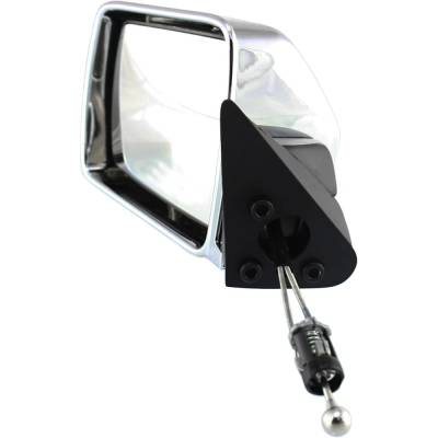 Rareelectrical - New Left Mirror Compatible With Jeep Cherokee Comanche Wagoneer 1984 1985 1986 1987 1988 1989 1990 - Image 2