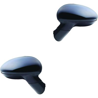 Rareelectrical - New Pair Of Mirror Compatible With Kia Rio 2014 2015 2016 2017 By Ki1321187 Ki1320187 8180141 - Image 1