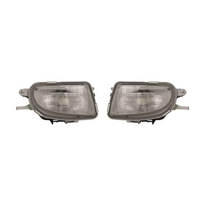 New Pair Of Fog Light Compatible With Mercedes Benz E320 E430 00-02 170-820-02-56 1708200256