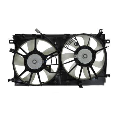 Rareelectrical - New Dual Radiator And Condenser Fan Compatible With Toyota Prius Touring 16-17 16363-36160 - Image 3