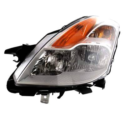 New Left Halogen Headlight Compatible With Nissan Altima S Coupe 2008-2009 By Part Number