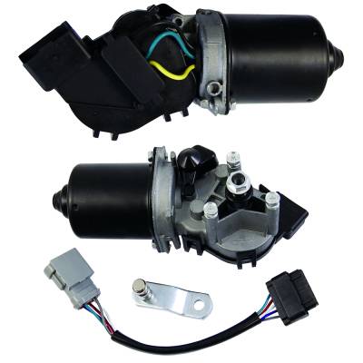 Rareelectrical - New Front Wiper Motor Compatible With Renault Europe Kt27313 2006 2007 By Part Number 7701046305 - Image 2