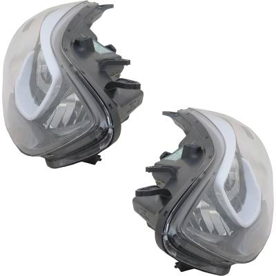 Rareelectrical - New Pair Of Headlights Compatible With Hyundai Elantra Se Sedan 4-Door 1.8L 2014 2015 2016 By Part - Image 3