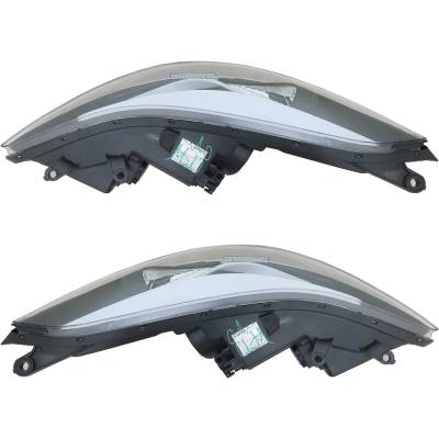 Rareelectrical - New Pair Of Headlights Compatible With Hyundai Elantra Se Sedan 4-Door 1.8L 2014 2015 2016 By Part - Image 4