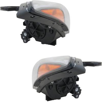 Rareelectrical - New Pair Of Headlights Compatible With Hyundai Elantra Se Sedan 4-Door 1.8L 2014 2015 2016 By Part - Image 5