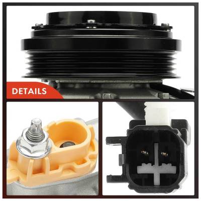 Rareelectrical - New A/C Compressor Compatible With Ford Expedition Max King Ranch Limited Platinum Xl Xlt Sport - Image 3
