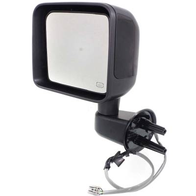 Rareelectrical - New Left Mirror Compatible With Jeep Wrangler 3.6L 2014-2014 By Part Numbers Ch1320392 5Sj43dx8aa - Image 3