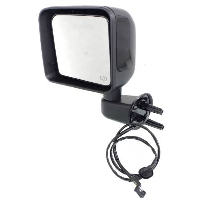 Rareelectrical - New Left Mirror Compatible With Jeep Wrangler Jk Wrangler 3.6L 2015 2018 By Part Numbers Ch1320393 - Image 2