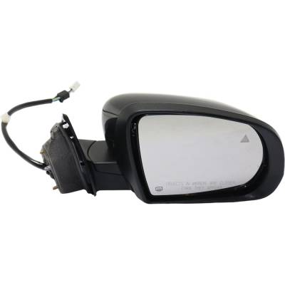 New Right Mirror Compatible With Jeep Cherokee 2.4L 3.2L 2014-2017 By Part Numbers Ch1321431