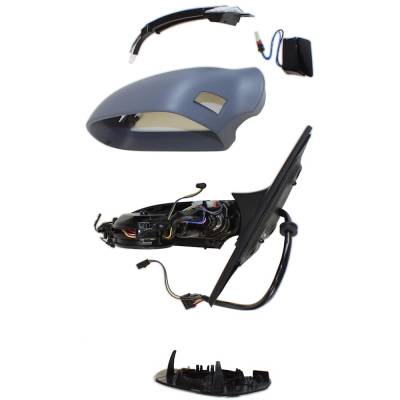 Rareelectrical - New Left Mirror Compatible With Audi S5 A5 Quattro 2.0L 3.2L 4.2L 2008-2010 By Part Numbers - Image 4