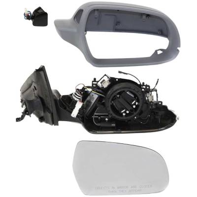 Rareelectrical - New Right Mirror Compatible With Audi A4 S4 A4 Quattro 2.0L 3.0L 2010-2010 By Part Numbers Au1321116 - Image 5