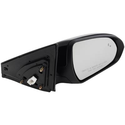 Rareelectrical - New Right Mirror Compatible With Hyundai Elantra 1.4L 1.6L 2.0L 2019-2019 By Part Numbers Hy1321268 - Image 3