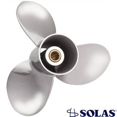 Rareelectrical - New Stainless Steel Propeller Compatible With Nissan/Tohatsu Nsf25 Efi 10 Spline 25 2015 5221-100-10 - Image 2
