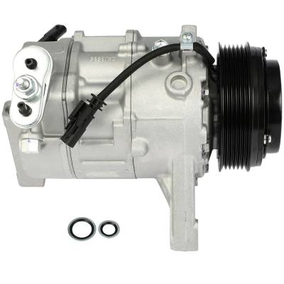 Rareelectrical - New A/C Compressor Compatible With Chevrolet Traverse Enclave 2013 2014 2015 2016 2017 2018 2019 - Image 3