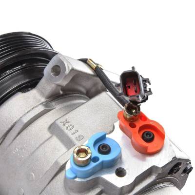 Rareelectrical - New A/C Compressor Compatible With Dodge Chrysler Charger 2006 By Part Numbers 20014 762405-20014-9 - Image 7