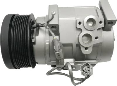 Rareelectrical - New A/C Compressor Compatible With Toyota Tundra 2007 2008 2009 2010 2011 2012 2013 2014 2015 2016 - Image 1