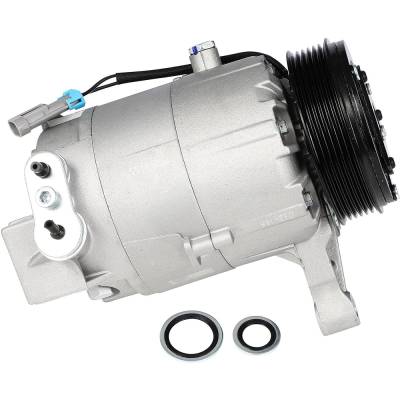 Rareelectrical - New A/C Compressor Compatible With Chevrolet Impala 2006 2007 2008 2009 2010 2011 By Part Numbers - Image 3