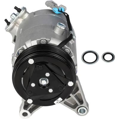 Rareelectrical - New A/C Compressor Compatible With Chevrolet Impala 2006 2007 2008 2009 2010 2011 By Part Numbers - Image 7