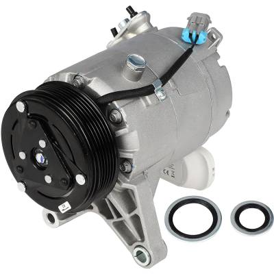 Rareelectrical - New A/C Compressor Compatible With Chevrolet Impala 2006 2007 2008 2009 2010 2011 By Part Numbers - Image 8