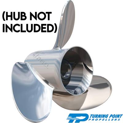 Rareelectrical - New Stainless Steel Propeller Compatible With Mariner Nissan/Tohatsu Omc I/O Suzuki Yamaha For All - Image 2
