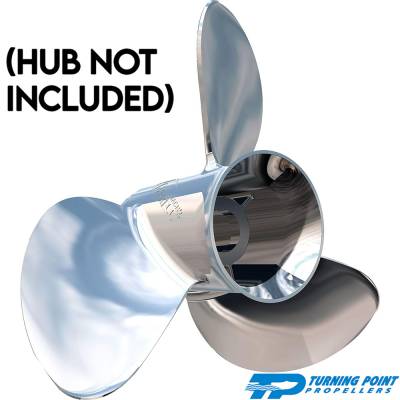 Rareelectrical - New Stainless Steel Propeller Compatible With Chrysler / Force Honda Johnson/Evinrude Mariner - Image 2