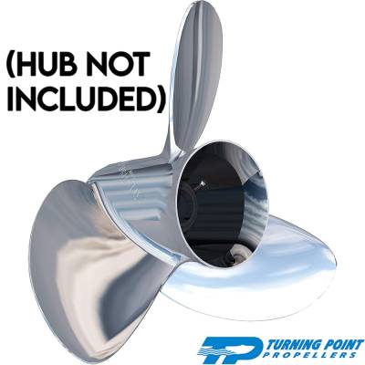 Rareelectrical - New Stainless Steel Propeller Compatible With Johnson/Evinrude 150-300 Hp Honda 115-250 Hp For All - Image 2