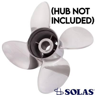 Rareelectrical - New Stainless Steel Propeller Compatible With Mercury Omc I/O 75-350 Hp 1978-2021 By Part Number - Image 2