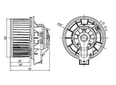 Rareelectrical - New Hvac Blower Motor Compatible With Ford Flex Lincoln Mkt 9/10/2012-2013 Cg1z-19805-D - Image 2
