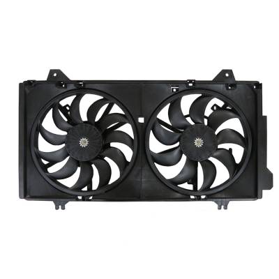 Rareelectrical - New Dual Radiator And Condenser Fan Compatible With Mazda 3 2016 Mexico Built Pear-15-025 Pear15025 - Image 1