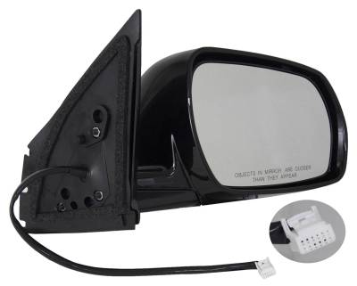 New Rh Door Mirror Compatible With Nissan 05-07 Murano Power Heated 96301-Cb810 Ni1321183