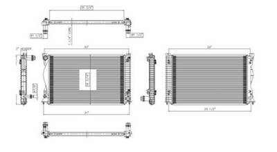 Rareelectrical - New Radiator Assembly Compatible With Audi 05-12 A6 3.0L 3.2L V6 2950Cc 3123Cc Au3010146 Cu2590 4F0 - Image 3