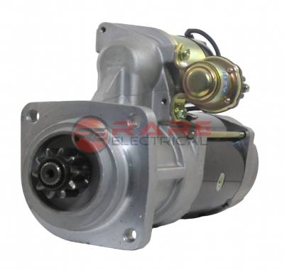 Rareelectrical - New Starter Motor Compatible With International 3000-3900 5000-5900 7100-7700 8200007 8300022 - Image 2