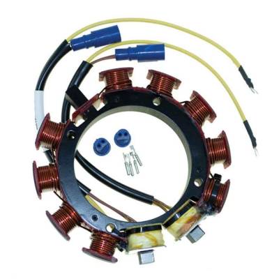 New 35 Amp Stator Coil Compatible With Johnson/Evinrude 8 Cyl 3.500 Small Bore Looper 300 Hp