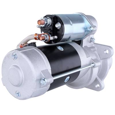 Rareelectrical - New Starter Motor Compatible With Clark Skid Steer Loader 980 Cummins 3.9L 10461449 10465047 - Image 6